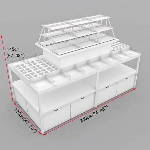 GUHUI_Extra-Large_Cosmetic_Display_Table_with_Tiered_Shelves_Acrylic_Organizers_White_2
